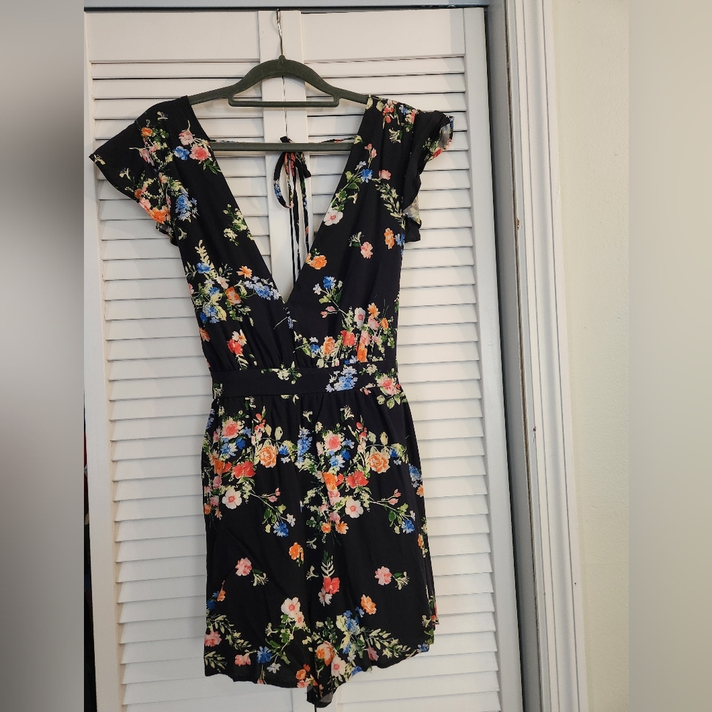 Navy blue LuLus Romper